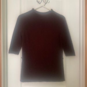 Moda International Angora Burgundy sweater. Size L.